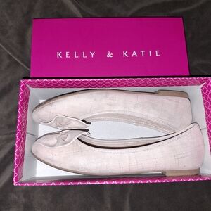 Kelly & Katie Light Pink Flats with Bow